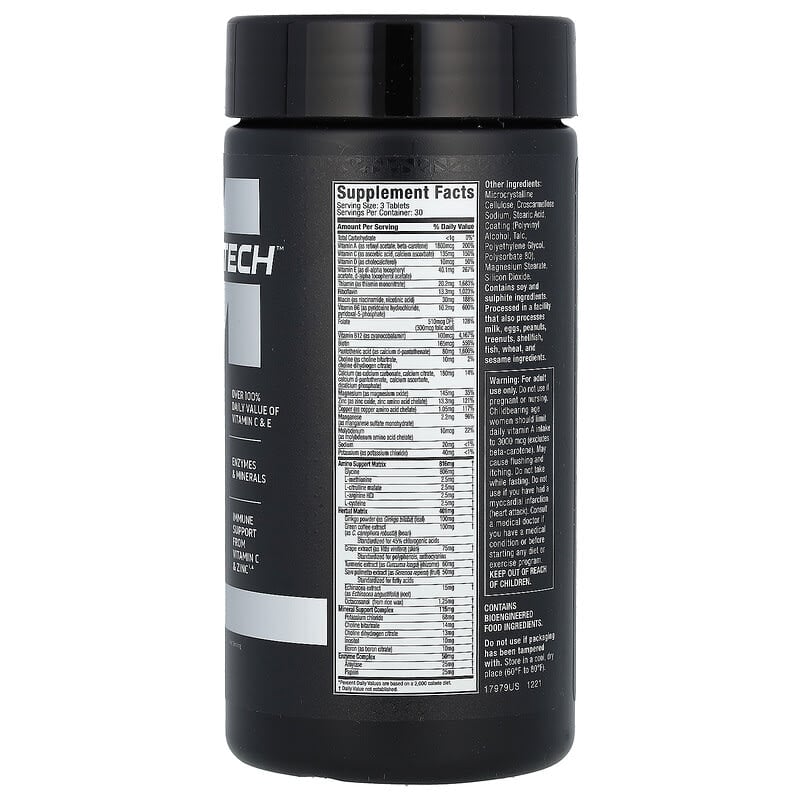 image_0-25.jpeg MuscleTech Platinum Multivitamin – مولتی ویتامین پلاتینیوم 90 قرص - تصویر 1