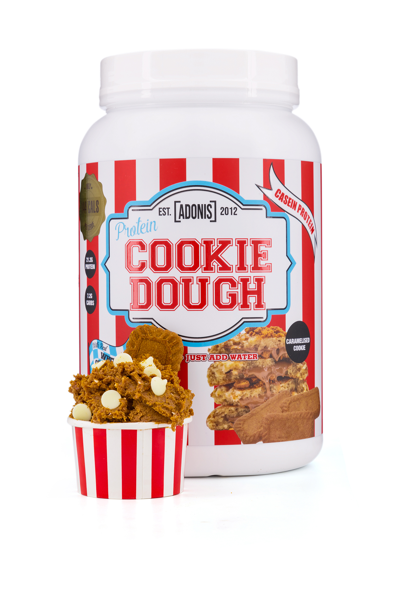 image_0-32.jpeg Adonis.Gear پروتئین وی با طعم Cookie Dough - 1 کیلوگرم - تصویر 1