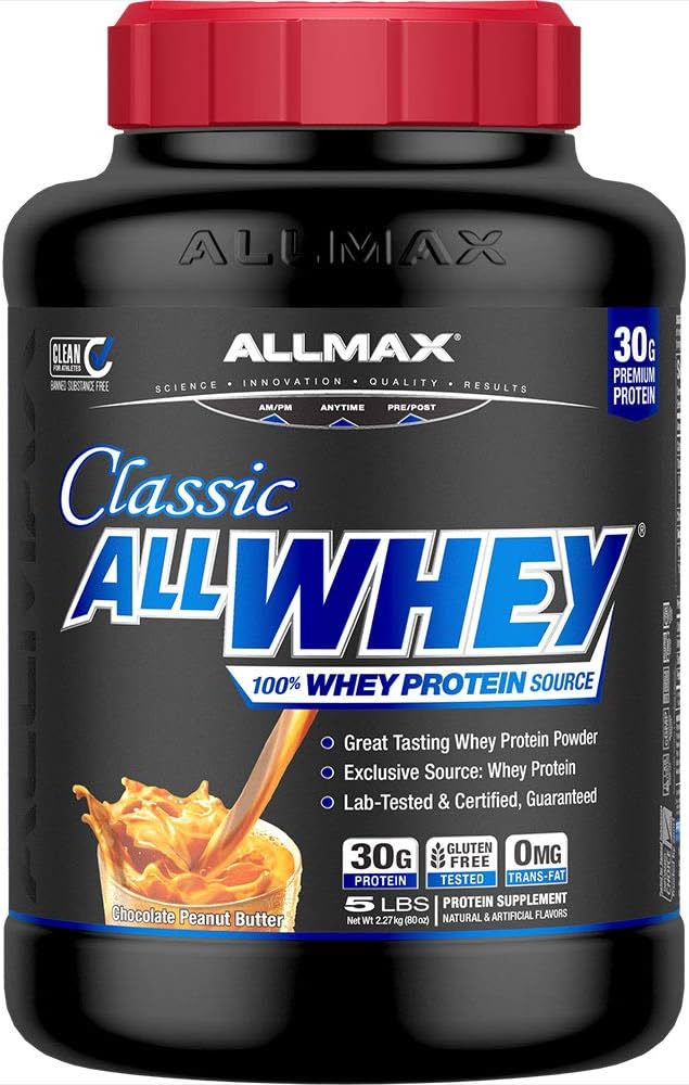 image_0-40.jpeg ALLMAX ALLWHEY CLASSIC 5LB | مکمل پروتئین وی برای عضلهسازی - تصویر 1