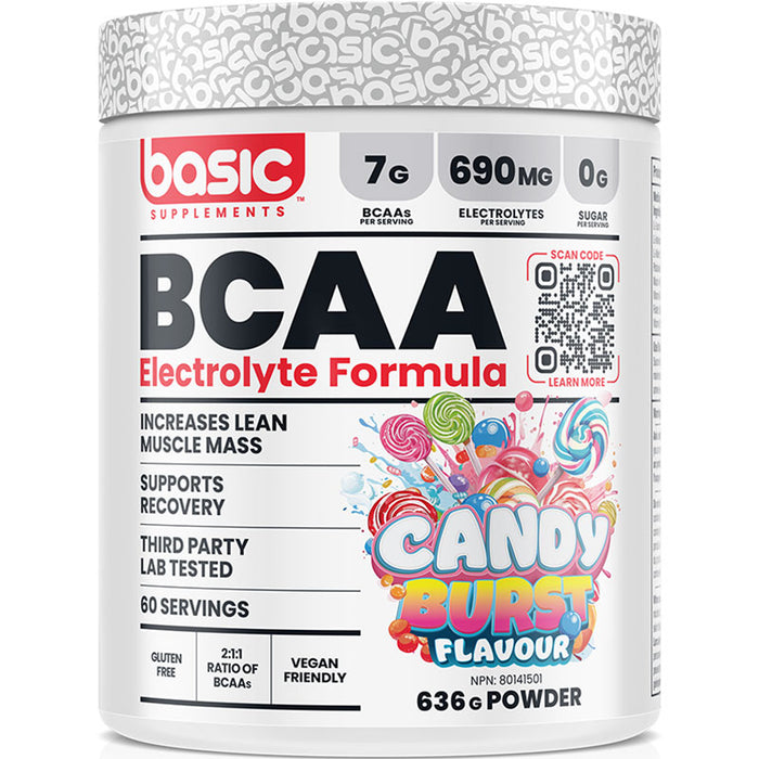 image_0-50.jpeg Basic BCAA 60 سروینگ – آمینو اسید شاخهدار برای عضله - تصویر 1
