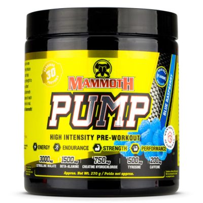 Mammoth Pump (30 سرویس) – مکمل پمپ عضله قبل از تمرین