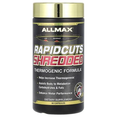 ALLMAX RAPIDCUTS SHREDDED – مکمل چربی سوز قوی (90 کپسول) - تصویر 3