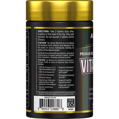 ALLMAX VitaForm Women – مولتی‌ویتامین بانوان، 60 کپسول - تصویر 3