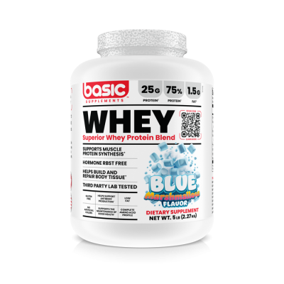 Basic WHEY 5 LB – پودر پروتئین وی برای عضله‌سازی و بازسازی عضلات - تصویر 3