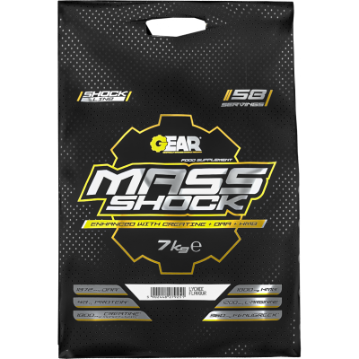 GEAR MASS SHOCK 7KG - مکمل گینر برای افزایش وزن و توده عضلانی - تصویر 4