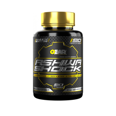 GEAR Ashwa Shock – 90 قرص | مکمل گیاهی آشواگاندا برای آرامش و تمرکز - تصویر 4