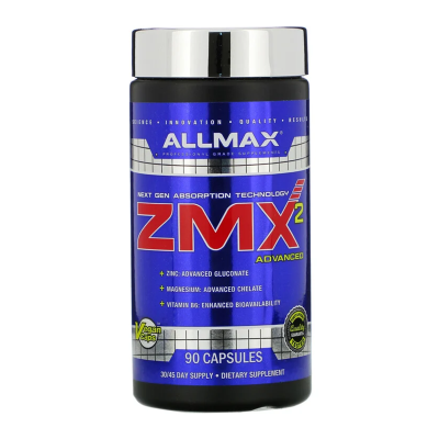 ALLMAX ZMX2 – 90 کپسول | مکمل مینرال ZMX2 برای بازیابی و خواب آرام - تصویر 4