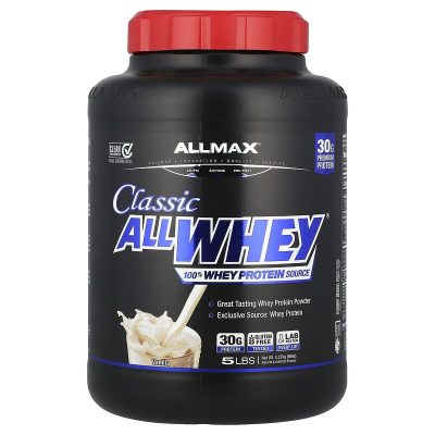 ALLMAX ALLWHEY CLASSIC 5LB | مکمل پروتئین وی برای عضله‌سازی - تصویر 4