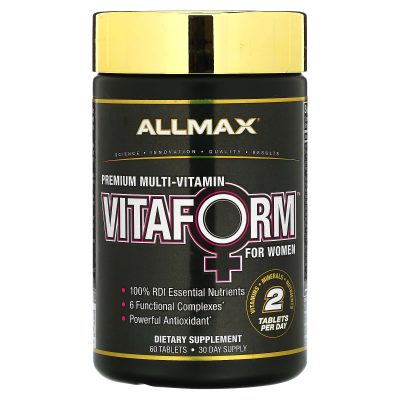 ALLMAX VitaForm Women – مولتی‌ویتامین بانوان، 60 کپسول - تصویر 4