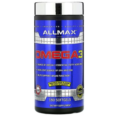 ALLMAX Omega-3 180 Softgels – امگا-۳ مکمل با EPA و DHA - تصویر 3