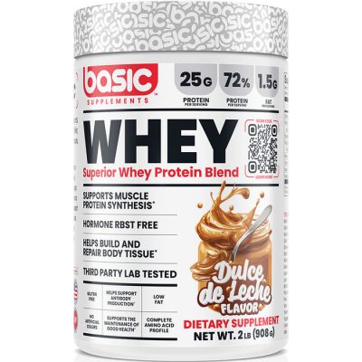 Basic WHEY 2 LB – پودر پروتئین وی برای عضله‌سازی - تصویر 4