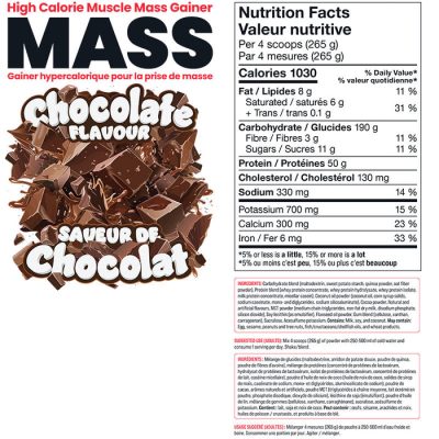 Basic MASS 6 LB – مکمل گینر برای افزایش حجم عضلات - تصویر 4