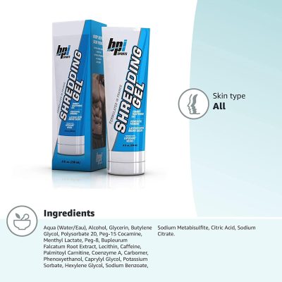 ژل چربی سوز موضعی BPI Shredding Gel - 8 oz - تصویر 3
