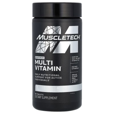 MuscleTech Platinum Multivitamin – مولتی ویتامین پلاتینیوم 90 قرص - تصویر 5