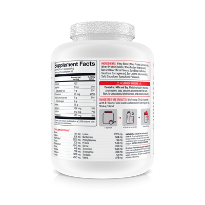 Basic WHEY 5 LB – پودر پروتئین وی برای عضله‌سازی و بازسازی عضلات - تصویر 4