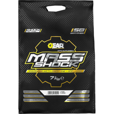 GEAR MASS SHOCK 7KG - مکمل گینر برای افزایش وزن و توده عضلانی - تصویر 6