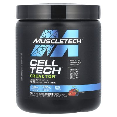 MuscleTech Creactor – کراتین ترکیبی با 120 سروینگ - تصویر 4