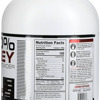 LABRADA 100% WHEY - پودر پروتئین وی 4 پوند - تصویر 4