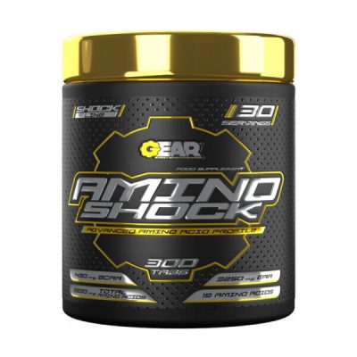 GEAR BCAA SHOCK 300 قرص | آمینو اسید شاخه‌دار برای عضله‌سازی - تصویر 6