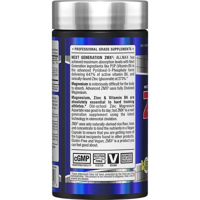 ALLMAX ZMX2 – 90 کپسول | مکمل مینرال ZMX2 برای بازیابی و خواب آرام - تصویر 7