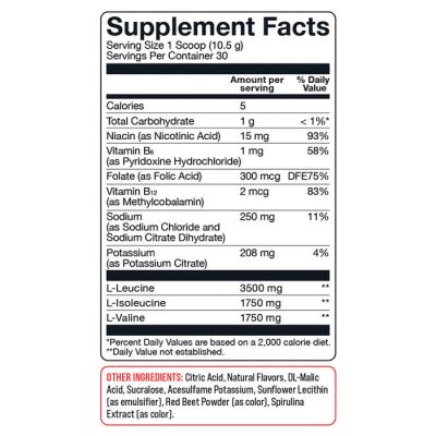 Basic BCAA 30 سروینگ — مکمل آمینو اسید شاخه‌دار برای ورزشکاران - تصویر 4