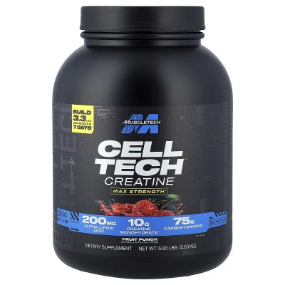 MuscleTech Cell-Tech 6 پوند | کراتین با کربوهیدرات برای افزایش قدرت و عضله - تصویر 7