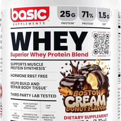 Basic WHEY 5 LB – پودر پروتئین وی برای عضله‌سازی و بازسازی عضلات - تصویر 7