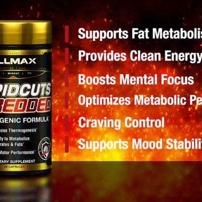 ALLMAX RAPIDCUTS SHREDDED – مکمل چربی سوز قوی (90 کپسول) - تصویر 8