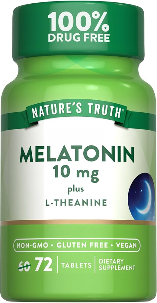 image_0-14.jpeg Nature's Truth ملاتونین 10mg - 72 کپسول - تصویر 1