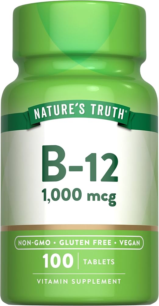image_0-25.jpeg Nature's Truth B-12 1000 mcg – 100 قرص | مکمل ویتامین B12 - تصویر 1