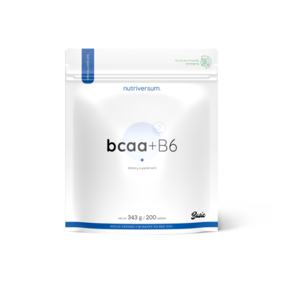Nutriversum BASIC BCAA+B6 – 200 قرص | مکمل آمینو اسید با ویتامین B6 برای ریکاوری عضلات