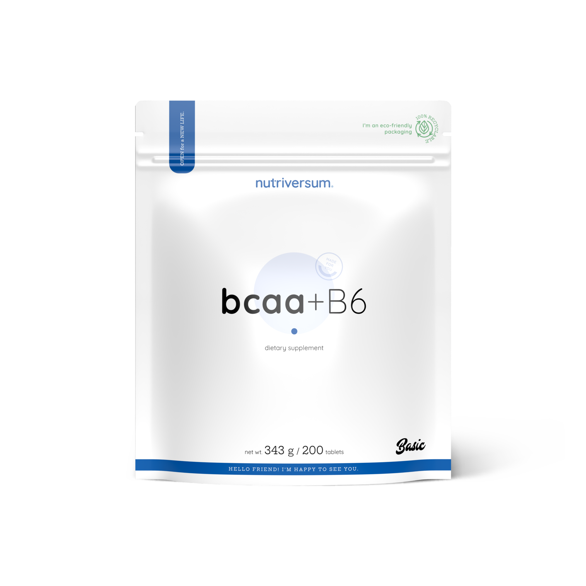 image_0-3.png Nutriversum BASIC BCAA+B6 – 200 قرص | مکمل آمینو اسید با ویتامین B6 برای ریکاوری عضلات - تصویر 1