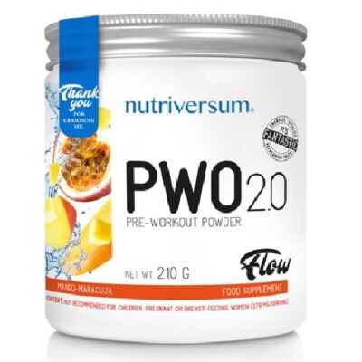 Nutriversum FLOW PWO پودر پیش‌تمرینی – 210 گرم