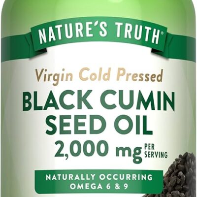 Nature's Truth روغن دانه سیاه – 50 کپسول نرم ژلاتینی