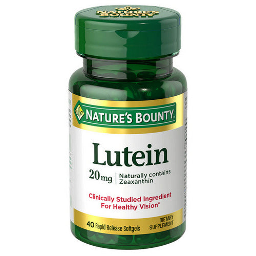 image_1-1.jpeg Nature's Truth Lutein 20mg + Zeaxanthin + Bilberry — 39 Softgels | مکمل چشم کاروتنوئید - تصویر 1