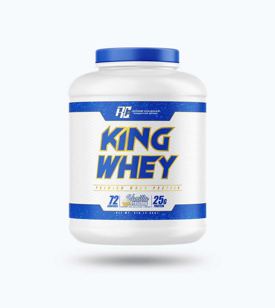 image_1-12.png Ronnie Coleman King Whey پروتئین وی - 5 پوند - تصویر 1