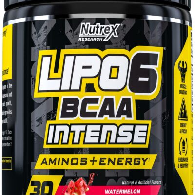Nutrex LIPO6 BCAA INTENSE – مکمل آمینو اسید (30 سروینگ)