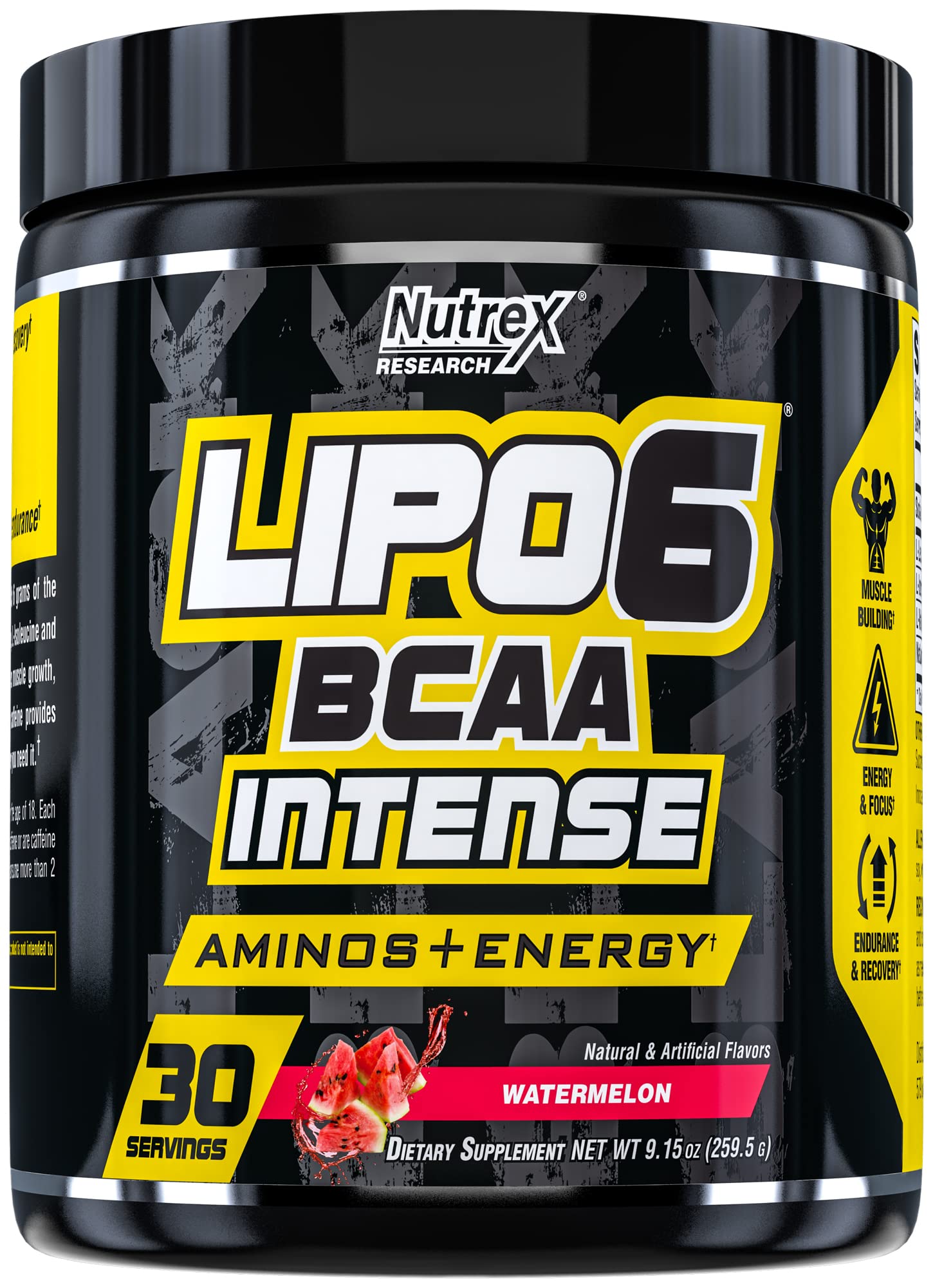 image_1-29.jpeg Nutrex LIPO6 BCAA INTENSE – مکمل آمینو اسید (30 سروینگ) - تصویر 1