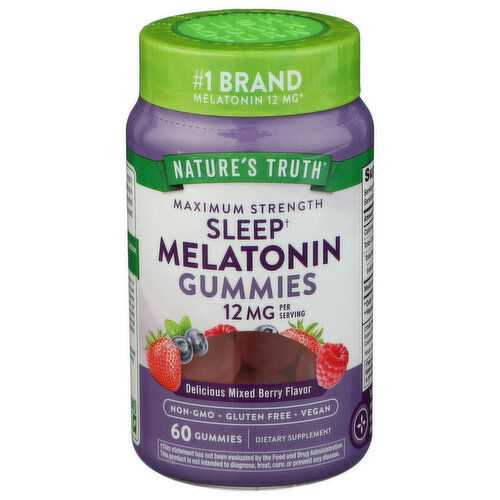 image_1-42.jpeg ملاتونین 12mg گُمز – Nature's Truth (60 عدد) - تصویر 1