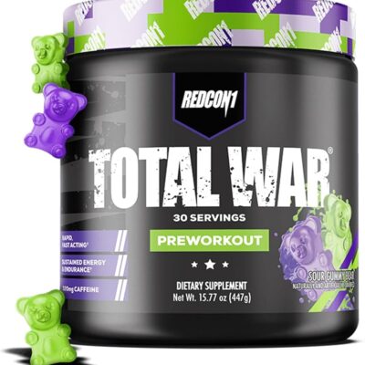 Total War Black Ops Extreme Pre-Workout — RedCon1 | مکمل پیش تمرین قدرتمند (20 سروینگ)