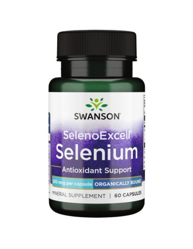 image_1-60.jpeg Swanson SelenoExcell Selenium – سلنیوم (60 کپسول) | مکمل معدنی برای حفظ ایمنی و سلامت سلولی - تصویر 1