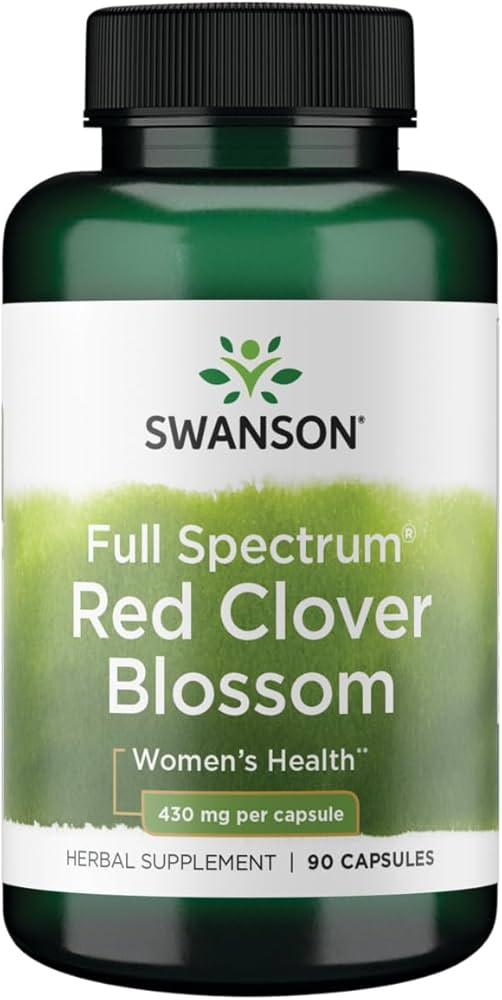 image_1-62.jpeg Swanson Full Spectrum Red Clover Blossom 430mg – 90 کپسول (شبدر قرمز) - تصویر 1