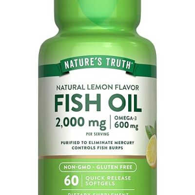 Nature's Truth روغن ماهی 2000mg - 60 سافت ژل - تصویر 3