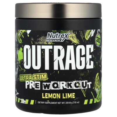 Nutrex OUTRAGE پودر پیش‌تمرینی - ۳۰ سروینگ - تصویر 3