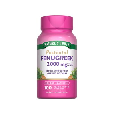 Nature's Truth Fenugreek — 100 کپسول | مکمل گیاهی - تصویر 3
