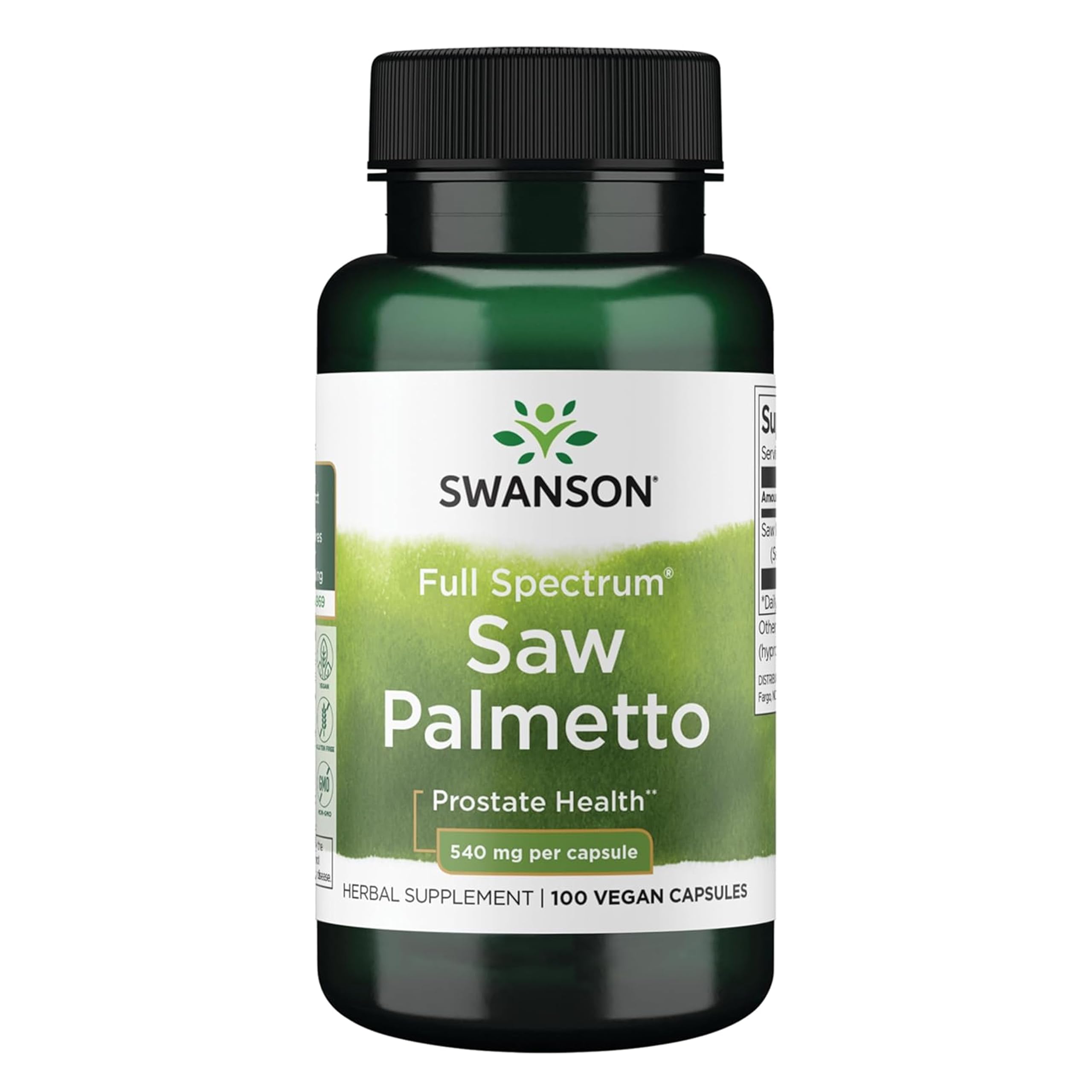 image_2-69.jpeg سوانسون Full Spectrum Saw Palmetto 540 mg – 100 کپسول - تصویر 1