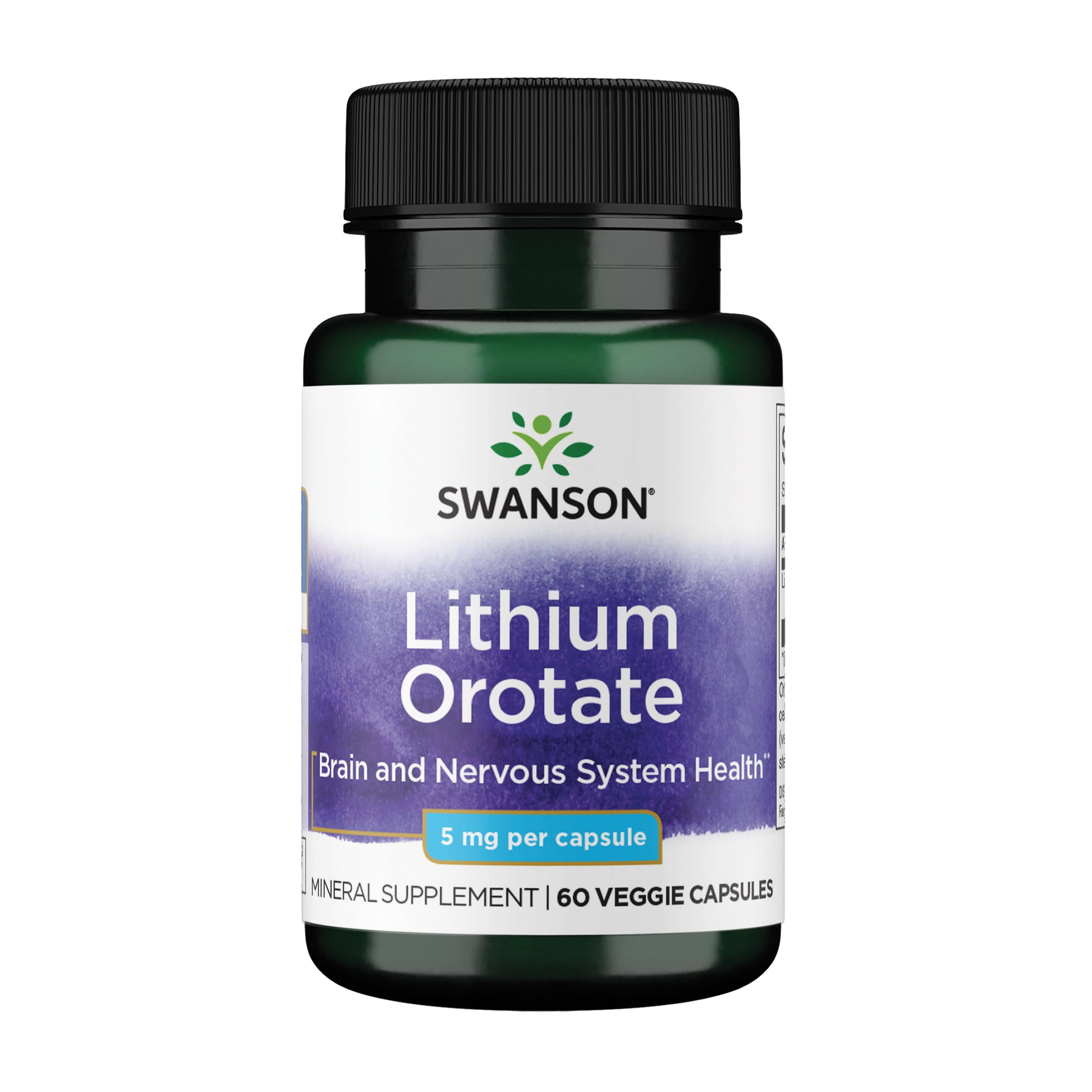 image_2-70.jpeg Swanson Ultra Lithium Orotate 5 mg – 60 کپسول وگان - تصویر 1