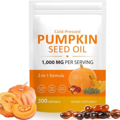 روغن دانه کدو SWANSON - 1000 mg، 100 Softgels