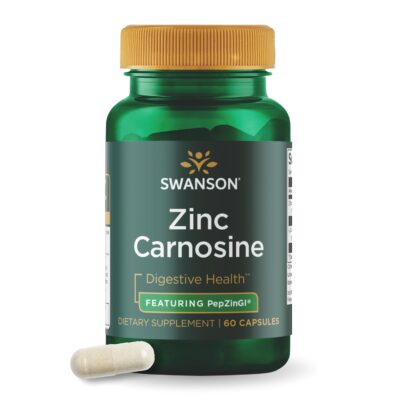 Swanson Ultra Zinc Carnosine (60 کپسول) – زینک کارنوزین L-کارنوزین