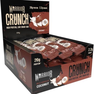 Warrior Crunch Protein Bars – بار پروتئینی Warrior Crunch (۱۲ عدد)